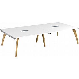 Fuze Rectangular Meeting and Boardroom Tables with Power - Meeting Room