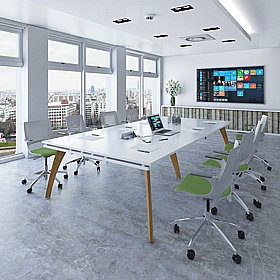 Fuze Meeting and Boardroom Extension Tables with Power - Meeting Room