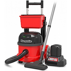Numatic Pro Cordless PBT230NX Commercial Dry Vacuum Cleaner with Trolley