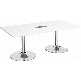 Virtu Rectangular Meeting and Boardroom Tables with Power