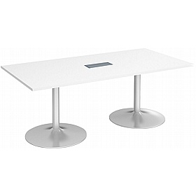 Virtu Rectangular Meeting and Boardroom Tables with Power - Meeting Room