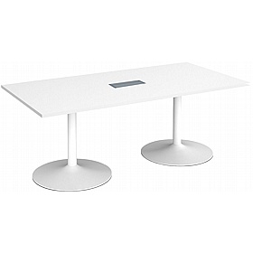 Virtu Rectangular Meeting and Boardroom Tables with Power - Meeting Room