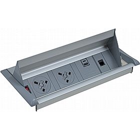 Virtu Rectangular Meeting and Boardroom Tables with Power - Meeting Room