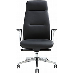 Noble Luxury High Back Top Grain Leather Executive Office Chair - Office Chairs