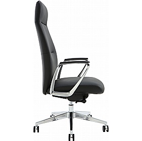 Noble Luxury High Back Top Grain Leather Executive Office Chair - Office Chairs