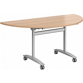 Upsilon Deluxe Modular Tilting Semi-Circular Conference and Boardroom Tables - Meeting Room