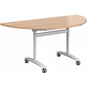 Upsilon Deluxe Modular Tilting Semi-Circular Conference and Boardroom Tables - Meeting Room