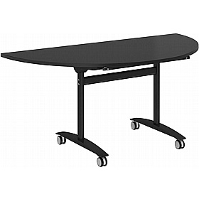 Upsilon Deluxe Modular Tilting Semi-Circular Conference and Boardroom Tables - Meeting Room