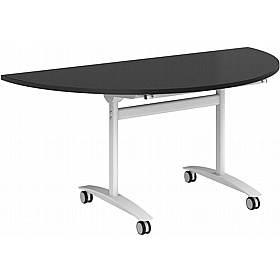 Upsilon Deluxe Modular Tilting Semi-Circular Conference and Boardroom Tables - Meeting Room