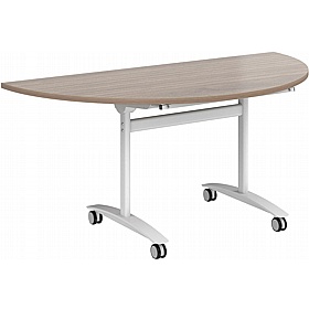 Upsilon Deluxe Modular Tilting Semi-Circular Conference and Boardroom Tables - Meeting Room