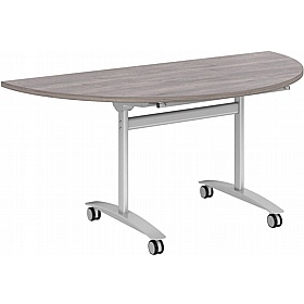 Upsilon Deluxe Modular Tilting Semi-Circular Conference and Boardroom Tables - Meeting Room