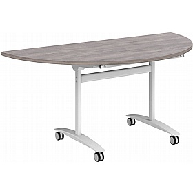 Upsilon Deluxe Modular Tilting Semi-Circular Conference and Boardroom Tables - Meeting Room