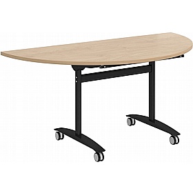 Upsilon Deluxe Modular Tilting Semi-Circular Conference and Boardroom Tables - Meeting Room