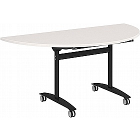 Upsilon Deluxe Modular Tilting Semi-Circular Conference and Boardroom Tables - Meeting Room