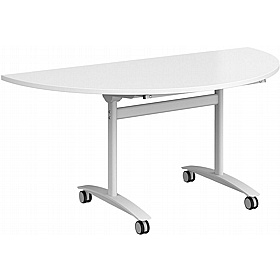 Upsilon Deluxe Modular Tilting Semi-Circular Conference and Boardroom Tables - Meeting Room