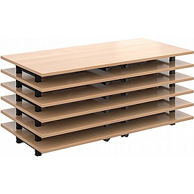 Upsilon Folding Rectangular Conference and Boardroom Tables - Meeting Room