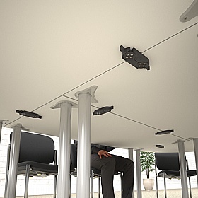 Upsilon Meeting Table Linking Connector - Meeting Room
