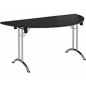 Upsilon Deluxe Folding Semi-Circular Conference and Boardroom Tables - Meeting Room
