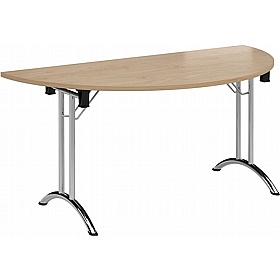 Upsilon Deluxe Folding Semi-Circular Conference and Boardroom Tables - Meeting Room