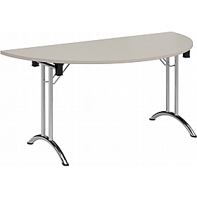 Upsilon Deluxe Folding Semi-Circular Conference and Boardroom Tables - Meeting Room