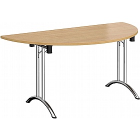 Upsilon Deluxe Folding Semi-Circular Conference and Boardroom Tables - Meeting Room