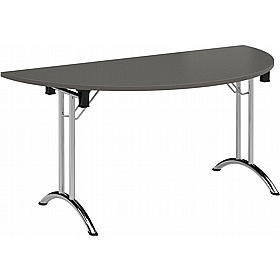 Upsilon Deluxe Folding Semi-Circular Conference and Boardroom Tables - Meeting Room