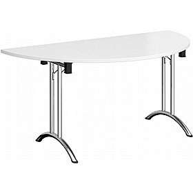 Upsilon Deluxe Folding Semi-Circular Conference and Boardroom Tables - Meeting Room
