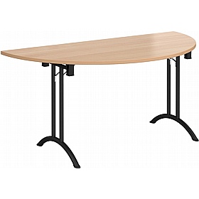 Upsilon Deluxe Folding Semi-Circular Conference and Boardroom Tables - Meeting Room