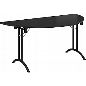 Upsilon Deluxe Folding Semi-Circular Conference and Boardroom Tables - Meeting Room