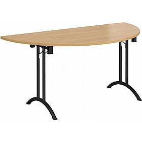 Upsilon Deluxe Folding Semi-Circular Conference and Boardroom Tables - Meeting Room