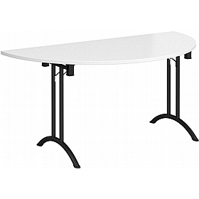 Upsilon Deluxe Folding Semi-Circular Conference and Boardroom Tables - Meeting Room