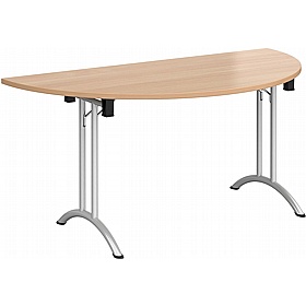 Upsilon Deluxe Folding Semi-Circular Conference and Boardroom Tables - Meeting Room