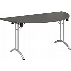 Upsilon Deluxe Folding Semi-Circular Conference and Boardroom Tables - Meeting Room