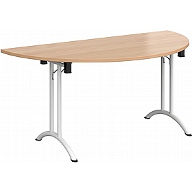 Upsilon Deluxe Folding Semi-Circular Conference and Boardroom Tables - Meeting Room