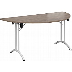 Upsilon Deluxe Folding Semi-Circular Conference and Boardroom Tables - Meeting Room