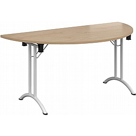 Upsilon Deluxe Folding Semi-Circular Conference and Boardroom Tables - Meeting Room
