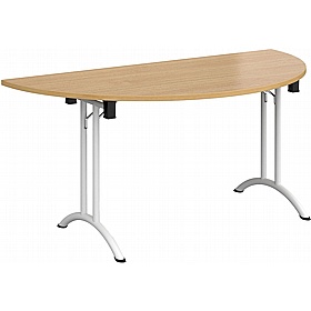 Upsilon Deluxe Folding Semi-Circular Conference and Boardroom Tables - Meeting Room