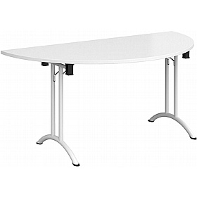 Upsilon Deluxe Folding Semi-Circular Conference and Boardroom Tables - Meeting Room