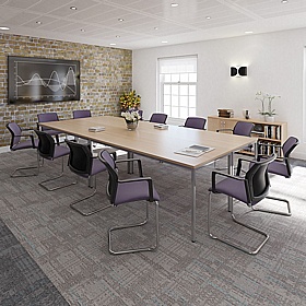 Unify Rectangular Flexi Office Tables - Meeting Room