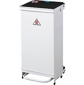 Defender Removable Body Clinical Waste Bins with Hands Free Lid - Office Accessories