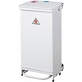 Defender Removable Body Clinical Waste Bins with Hands Free Lid - Office Accessories