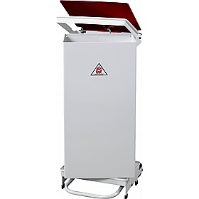 Defender Removable Body Clinical Waste Bins with Hands Free Lid - Office Accessories