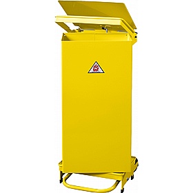 Defender Removable Body Clinical Waste Bins with Hands Free Lid - Office Accessories