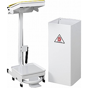 Defender Removable Body Clinical Waste Bins with Hands Free Lid - Office Accessories