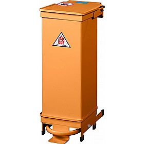 Defender Removable Body Clinical Waste Bins with Hands Free Lid - Office Accessories