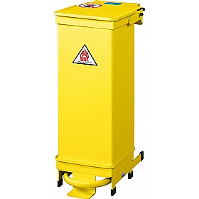 Defender Removable Body Clinical Waste Bins with Hands Free Lid - Office Accessories