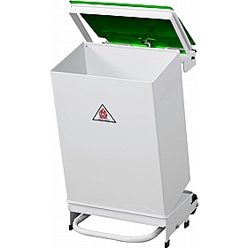 Defender Removable Body Clinical Waste Bins with Hands Free Lid - Office Accessories