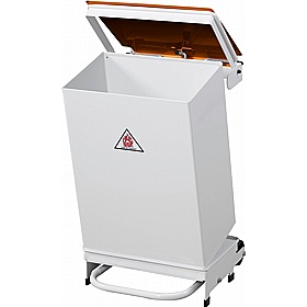 Defender Removable Body Clinical Waste Bins with Hands Free Lid - Office Accessories