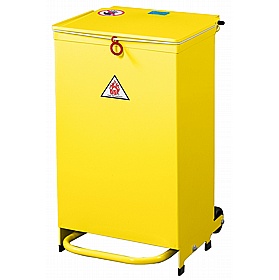 Defender Clinical Waste Bins with Hands Free Lid - Office Accessories