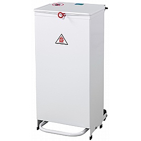 Defender Clinical Waste Bins with Hands Free Lid - Office Accessories